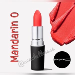 Mac Cosmetics Powder Kiss Lipstick | Mandarin O | Brand New in Box | Authentic